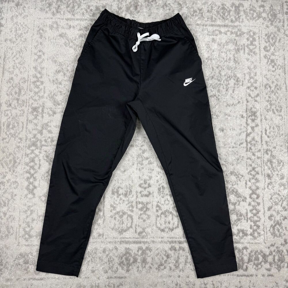Nike Pants Men's Club Woven Tapered Athletic Track Gym DX0623-010 Size Medium